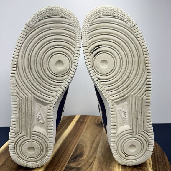 Size 11 - Nike Air Force 1 '07 Low Blue Recall - Picture 7 of 10